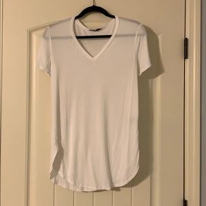 NWOT white v-neck t-shirt